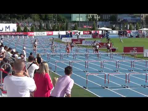 95. PZLA Mistrzostwa Polski - 100 m ppł - eliminacje 1/2