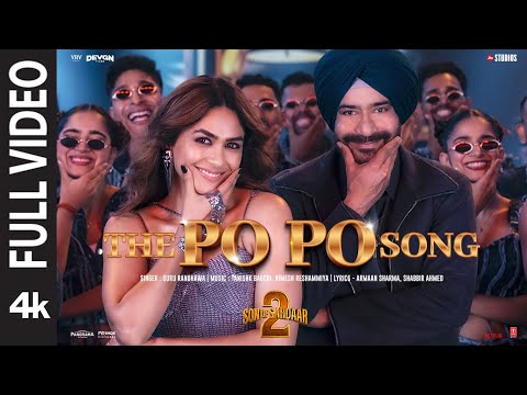 THE PO PO SONG (Full Video): Ajay Devgn | Mrunal Thakur | Guru Randhawa | Tanishk | SON OF SARDAAR 2