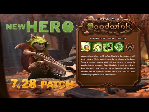 Hoodwink Dota 2 New Hero | 7.28 Patch