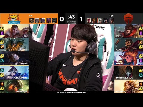 TES vs SN | Playoffs - SemiFinal Game 2 | LPL Summer Split 2020 – S10 | Top Esports vs Suning