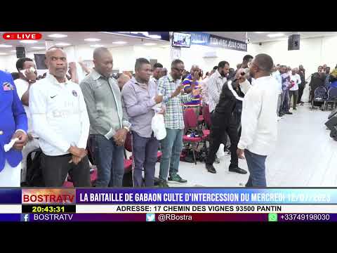 LA BAITAILLE DE GABAON CULTE D'INTERCESSION DU MERCREDI 12/07/2023