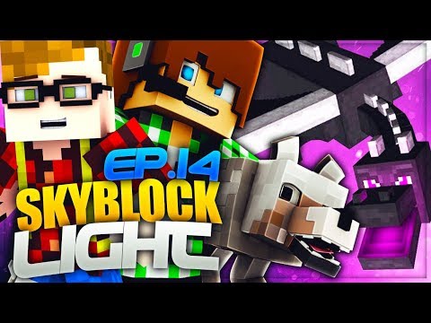 CI HANNO RUBATO L'UOVO DI DRAGO - Minecraft Skyblock Light con Surry e St3pny - E14