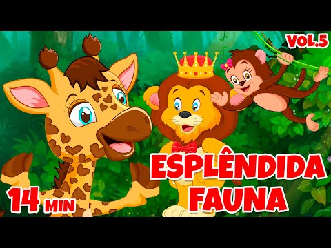 Esplêndida Fauna [clipe infantil] Vol. 5 - Giramille 14 min | Desenho Animado Musical