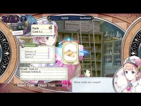 Synthesis Gameplay - Atelier Rorona Plus: The Alchemist Of Arland