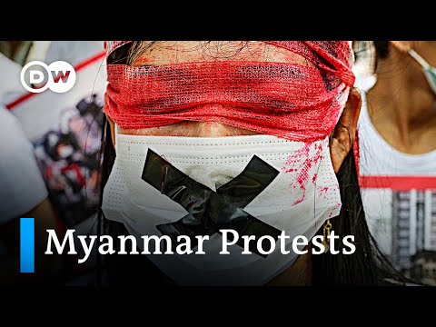 緬甸軍政府以致命武力威脅抗議者｜DW News (Myanmar military junta threats protesters with lethal force | DW News)
