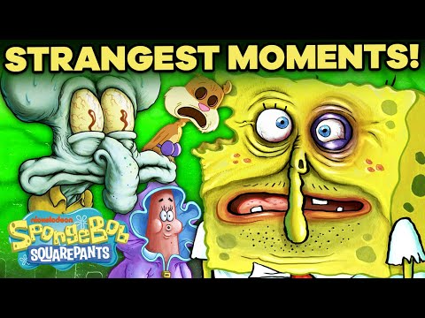 ビキニの底の歴史の中で最も奇妙な瞬間？  スポンジボブ (Strangest Moments Ever in Bikini Bottom History ?  SpongeBob)