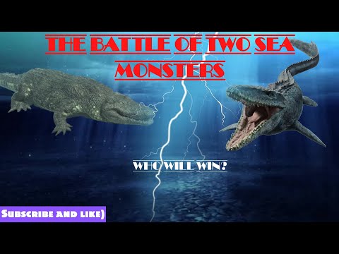 💥 Battle of Sea Monsters 💥 Purussaurus vs Mosasaurus 💥 Animal Rebellion Battle simulator