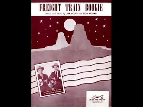 Delmore Brothers "Freight Train Boogie" captioned