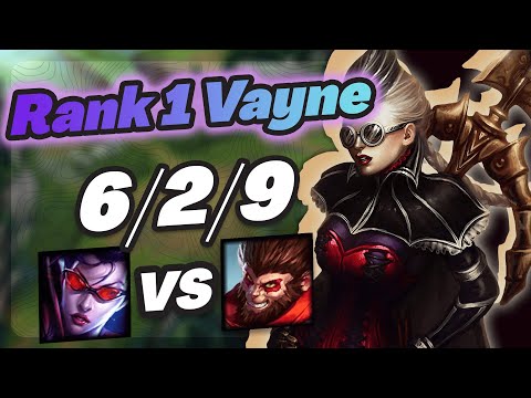 Vayne Vs Wukong - Challenger Gameplay Rank 1 Vayne