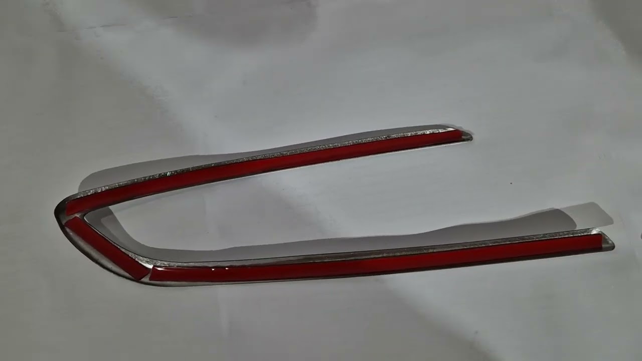 Opel Astra K 2016-2021 рр. Накладки на противотуманки Carmos (SD/SW/HB/GTC, 2 шт., нерж.) Video 1