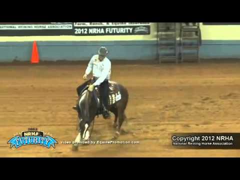 RR Hi Ho Star ridden by Gennaro Lendi   2012 NRHA Futurity Shootout
