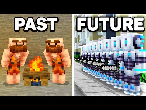 200 Players Simulate Civilization Across Time in Minecraft