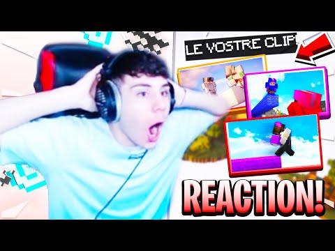 REAGISCO alle VOSTRE MIGLIORI GIOCATE nelle BEDWARS su MINECRAFT!