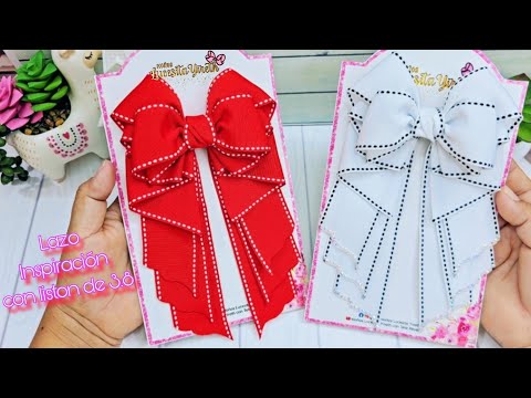A bow that inspires you to do it 🎀🫶Inspiration bow with 3.8 ribbon #bows #bows