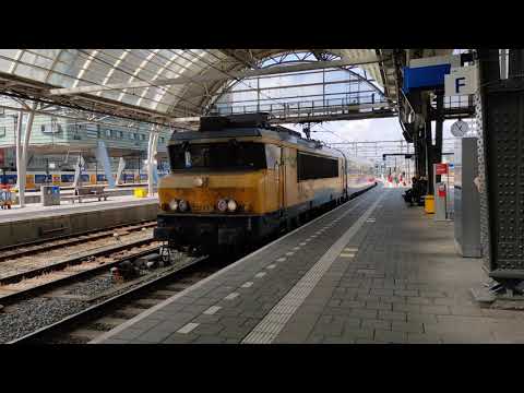 NS 1745 + IC Berlin arriving at Amsterdam Central, NL 13/05/21 [4K60]