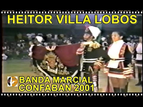 CONFABAN 2001 - BANDA MARCIAL HEITOR VILLA LOBOS 2001 NO CONCURSO DE FANFARRAS E BANDAS DO GINÁSIO