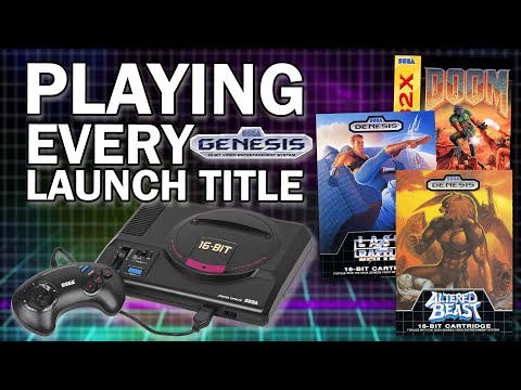 PLAYING EVERY SEGA MEGA DRIVE/GENESIS LAUNCH GAME