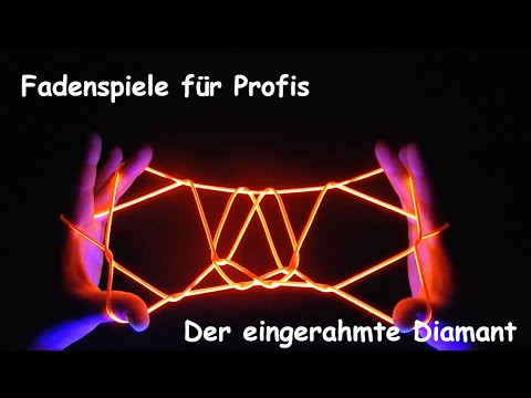 Fadenspielfigur: Der eingerahmte Diamant - Anleitung (Deutsch) - Fadenspiele für Profis