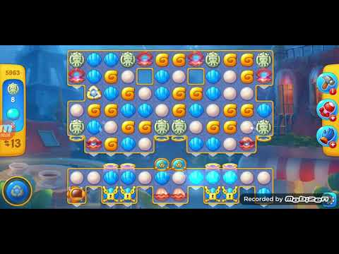 fishdom gameplay / level 5963 / It is like the ads? / thank you