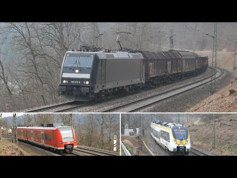 Züge im Saharastaub mit MRCE 185, 426, 1116, 442, IC2,...
