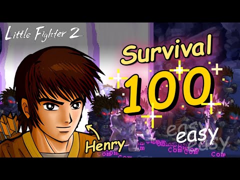 [TAS] Little Fighter 2 – Survival 100, Henry | EASY