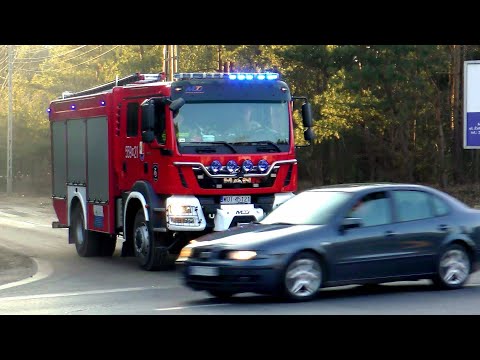 [TRĄBY] [Zatrzymanie GBA przez osobówki] Alarmowo zastępy OSP do dużego pożaru traw w Józefowie