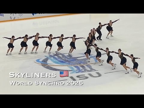 Skyliners 🇺🇸 SP - World Synchro 2025 - Synchronized skating