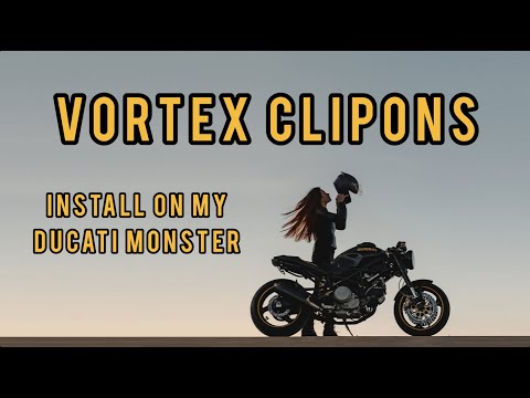 Vortex Clipons Installation on my Ducati Monster 750