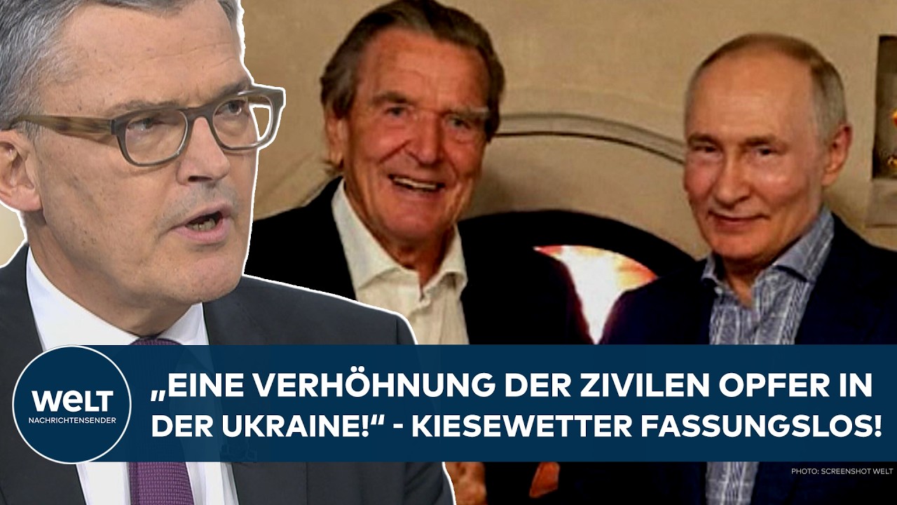 UKRAINE-KRIEG: Schröder besucht Putin in Kiew! "Eine Verhöhnung der zivilen Opfer der Ukraine"