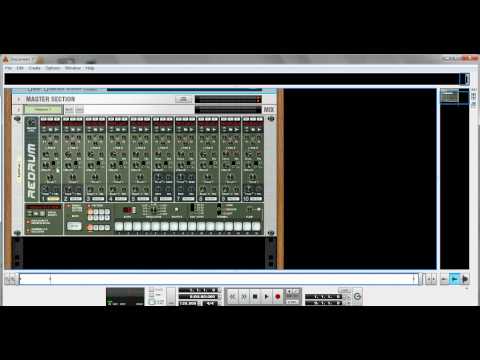 Redrum Drum Machine Reason EssentialsTutorial 2 Part 1
