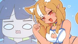 If Ina Went to See Flare’s Cat…【Ninomae Ina’nis / Shiranui Flare 】