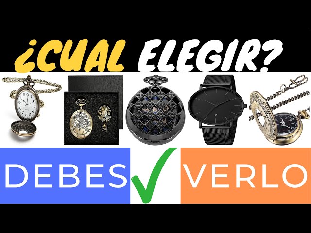 Vídeo relacionado con JSMTKJ Reloj de Bolsillo de Cuarzo con Cadena de números árabe clásico y Vintage para Hombres Mujeres Padre Cumpleaños Aniversario Bronce (Negro)