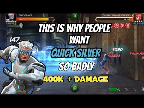 A 5 Star Quick Silver Deals 400k Damage - Marvel Contest of Champions