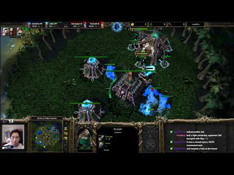 GodFather (UD) Lubber (UD) vs ThorZaIN (HU) Starshaped (NE) - WC3 Nations 2v2 - Recommended - WC2962