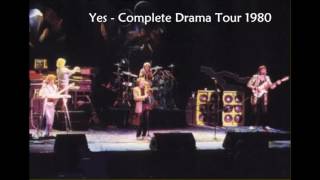 YES  - COMPLETE DRAMA TOUR 1980