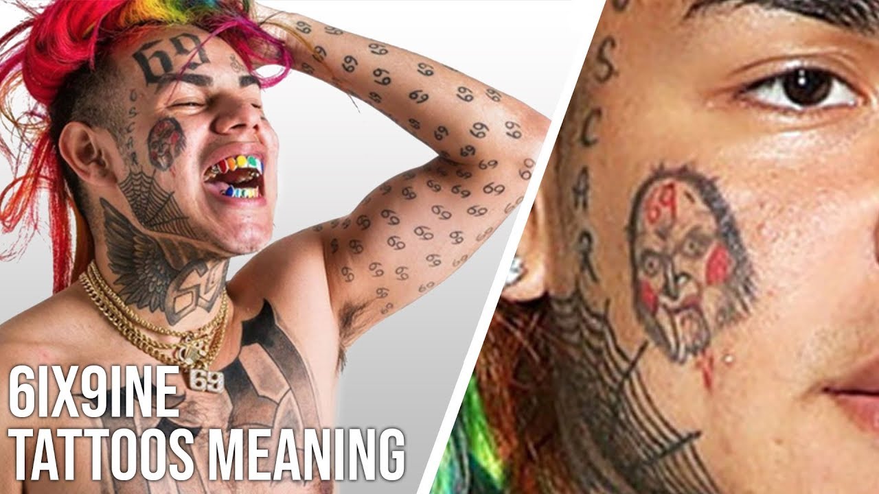 <h1 class=title>6IX9INE Tattoos Explained (Real Meaning)</h1>