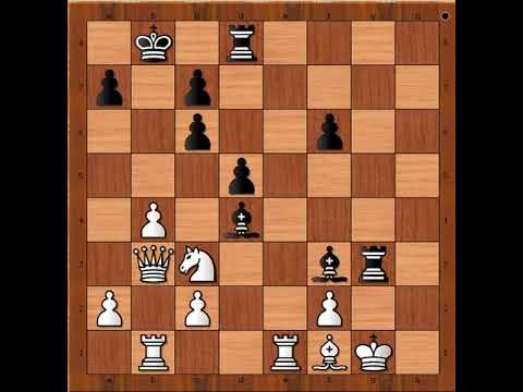 Zanimljive ideje za napad na rokadni položaj Kralja  ☆ SHOWALTER vs GOSSIP # 1936