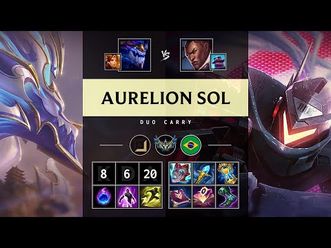 Aurelion Sol Carry vs Lucian - BR Challenger Patch 25.16