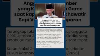 Alasan Anggota DPRD Jember Nekat Main Gim saat Rapat, Takut Sapi Virtual Kelaparan