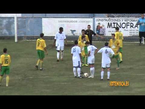 27 10 12 S D  TENISCA   BARRIO ATLÁNTICO C F  IX JORNADA LIGA DIVISIÓN HONOR JUVENIL 2012 13