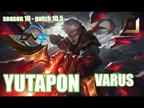 【韓国サーバー/GM/Duo ゲン】DFM YUTAPON ヴァルス(Varus) VS セナ(Senna) BOT - Patch10.5 KR Ranked【LoL】