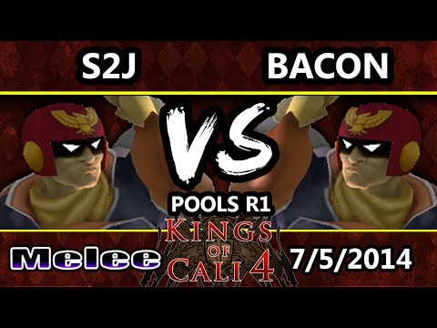 Kings of Cali 4 - Bacon (Captain Falcon) Vs. S2J (Captain Falcon) - Pools Round 1