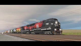 Trainz 2019: Chasing W&A Grain Train!