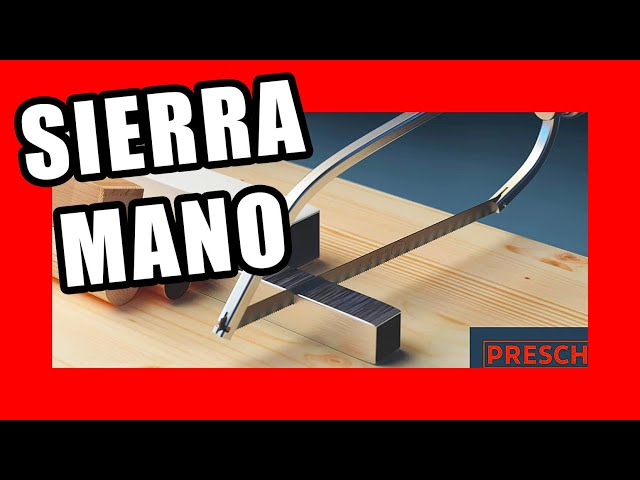 Vídeo relacionado con Presch sierra de arco 150 mm - pequeña sierra manual con hoja cambiable para metal - sierra multifuncional
