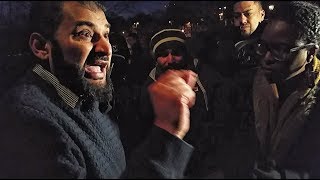 Video: In Matthew 4:8, Satan took Jesus (God) willingly up the high mountain; contrary to James 1:13 - Adnan Rashid vs Christian