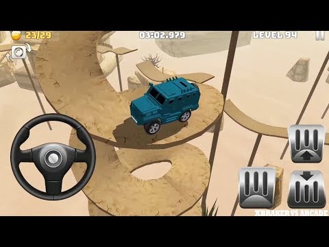 Offroad Truck Driving Mountain Climb 4x4: Level 94 Completed and Level 95 Failed - Android GamePlay
