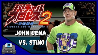 John Cena vs. Sting | N64 Gameplay - Virtual Pro Wrestling 2 (Freem Edition of VPW2)