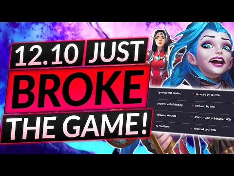 NEW PATCH 12.10 JUST BROKE THE GAME - CRAZY NEW Champion Changes - LoL Guide