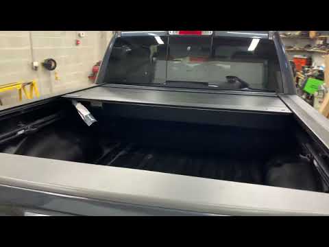The Retrax PowerTrax pro MX power controller remote controlled bed cover installed