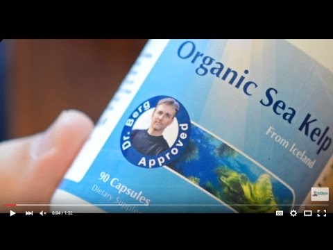 Dr. Berg's Organic Sea Kelp (Icelandic): and how to use it
